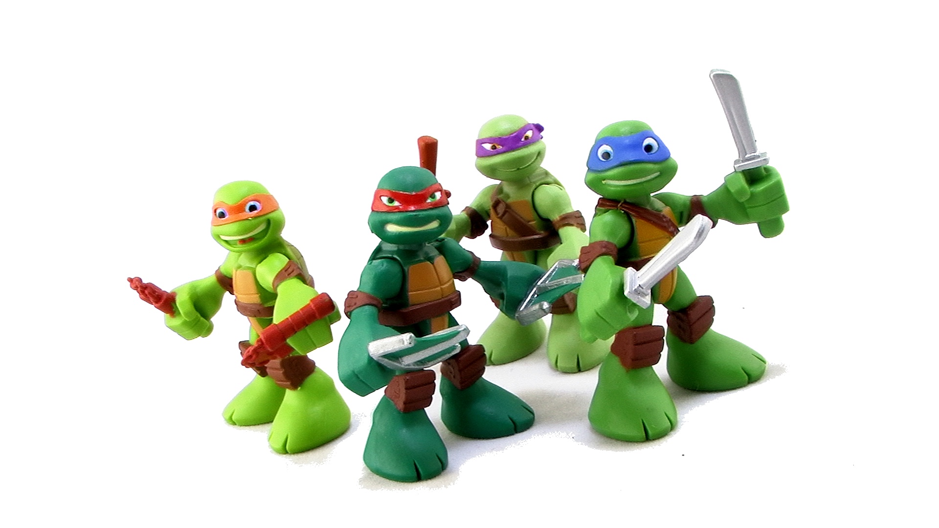 Teenage Mutant Ninja Turtles Half-Shell Heroes Mini Figures Video